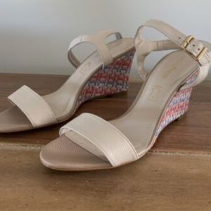 Capelli Rossi wedges raffia pastel womens size 11